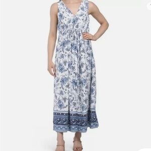 Lucky Brand Paisley Maxi Dress Size Large